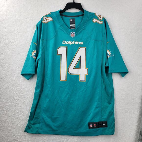 NFL NIKE mens XL Miami Dolphins Jarvis Landry #14 jersey - Picture 1 of 4